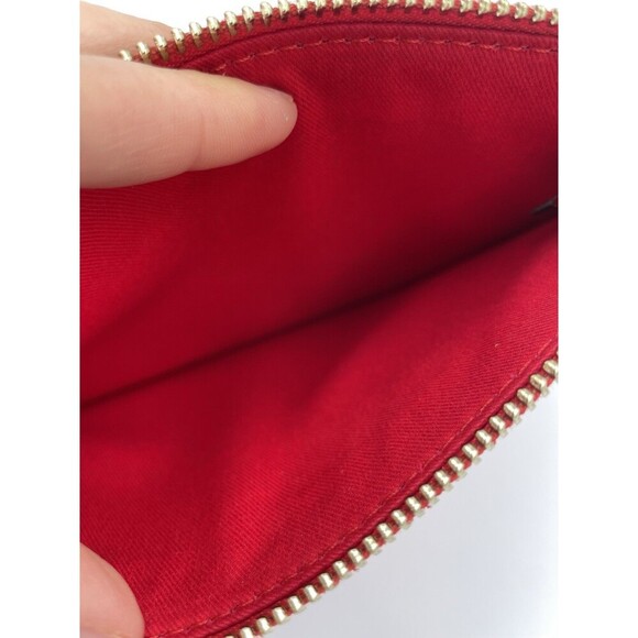 Dooney & Bourke Saffiano Serena Large Slim Wristlet Magenta/Red Small Purse - Picture 6 of 6